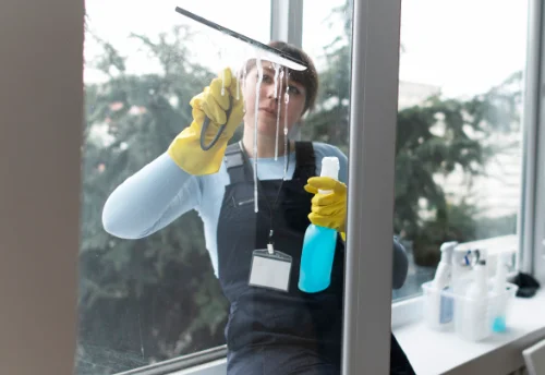 Nettoyage de vitres intérieures et extérieures à Cluny